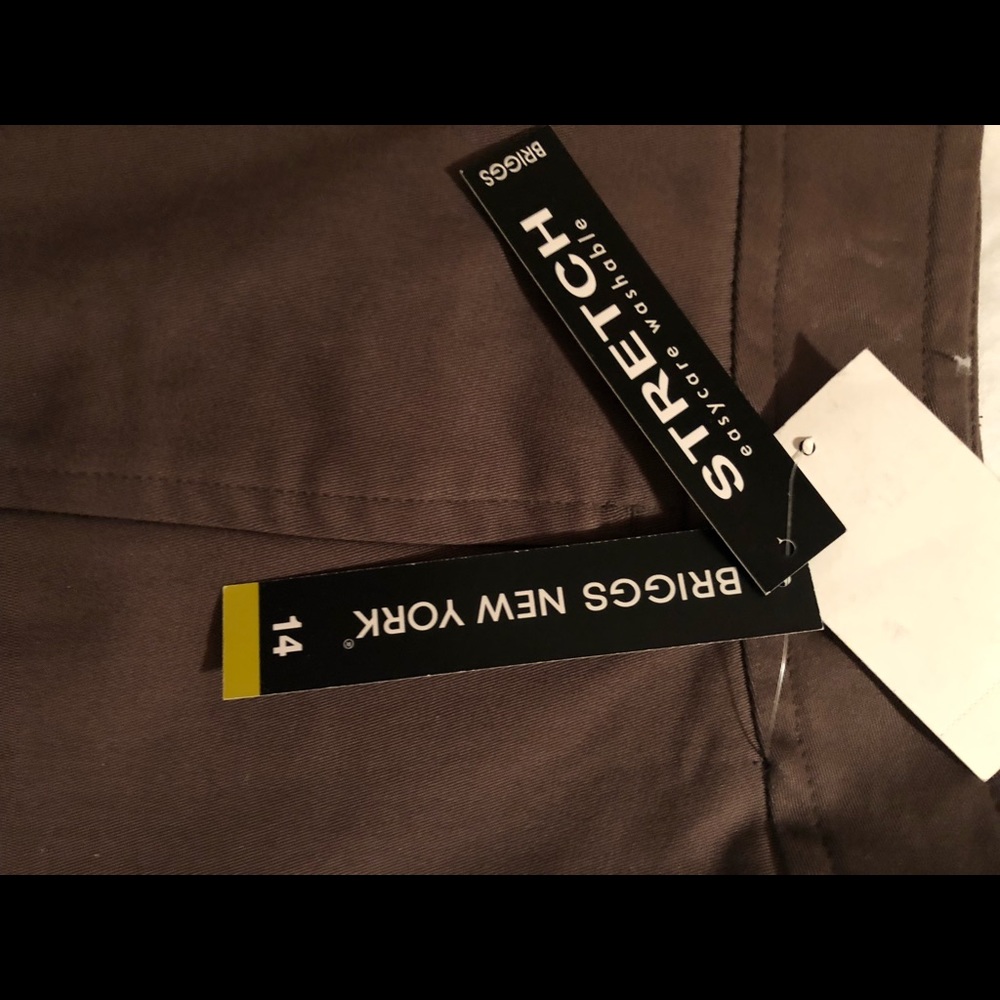 NWT Coffee brown colored pants size 14 - Picture 7 of 8